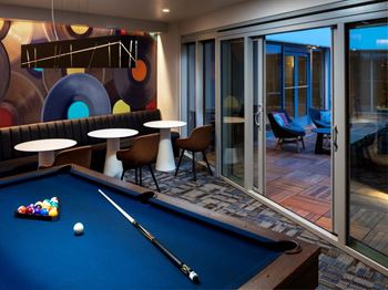 Two rooftop amenity spaces